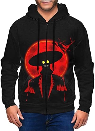 PankooClub Аниме и Манга Хеллсинг Hoody с качулка с цип За Момчета Ежедневни Блузи Модни Hoody С Дълъг Ръкав, Пуловер