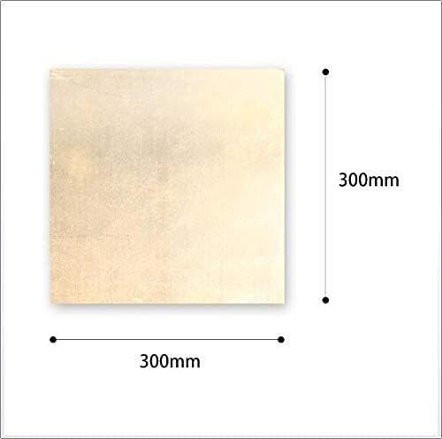 NIANXINN Метална Тонколистовая фолио табела Мед метален лист Фолио плоча 1,5 мм x 300 X 300 мм, Нарязани Листове медна