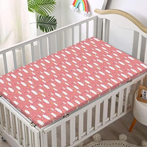 Кухненски Кърпи за бебешко креватче, Портативни мини-Чаршафи за легла с Меки и Дишащи Кърпи-Чаршаф за матрак на детско