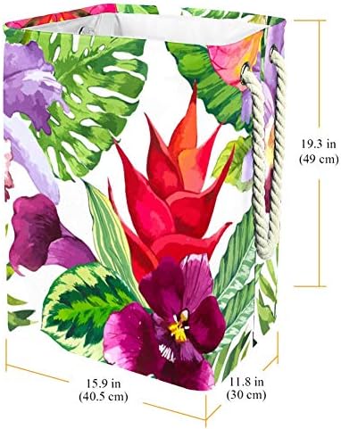 Unicey Цветя на Лилия в Голям Размер, Кошница За Дрехи, Сгъваема Кошница За Съхранение на Бельо за Спални, Детски