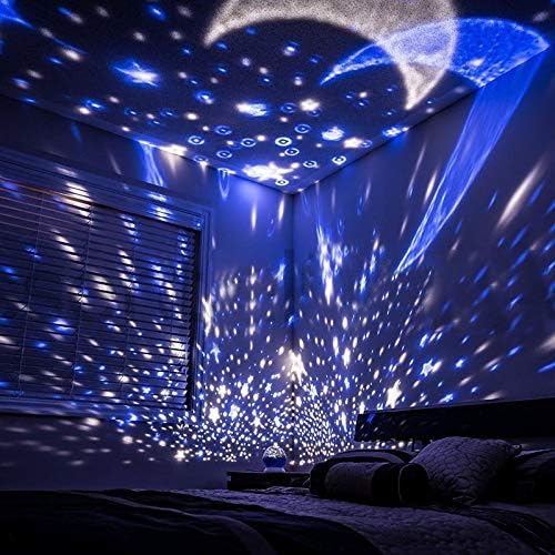 Проектор LXDZXY Звезден нощна светлина, за Декор на Детска Спални, Проектор, Въртящи лека нощ за Детски, Led Детска Лампа