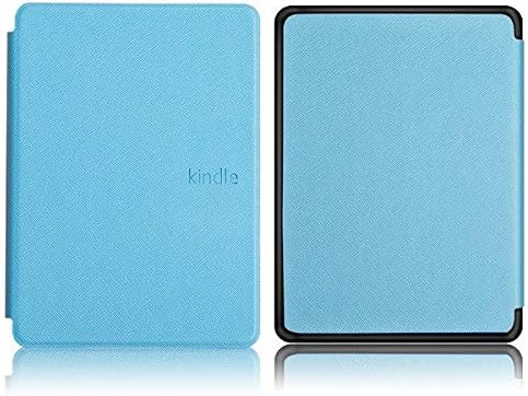 Калъф за 6,8-инчов Kindle Paperwhite (11-то поколение-2021 M3L3EK) Kindle Signature Edition KPW 5 - Калъф-хастар от искусственнойкожи премиум-клас, светло синьо
