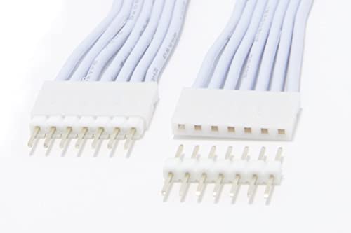 Допълнителен Гъвкав Ъглов конектор/удължителен кабел за led ленти C by GE Smart Light Stripes (2 инча, 4 опаковки, бял)