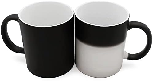 36ШТ Двете Празни Чаши с 11 грама, Променящи Цвета, Магическа Чаша, Напълно Променящ се Цвят (Черно /Гланцова)- На склад
