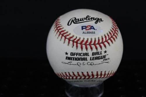 Бейзболен автограф с автограф Джони Бенча (HOF) Auto PSA/DNA AL88455 - Бейзболни топки с автографи