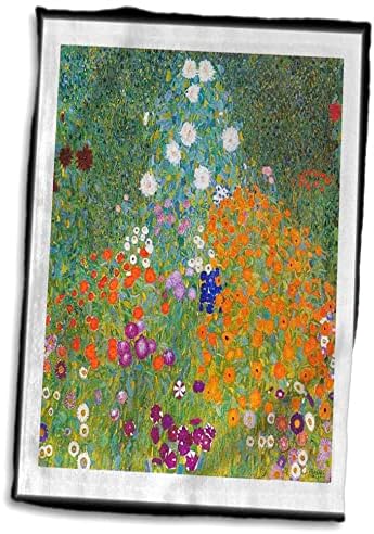 Триизмерно изображение на известната картина на Климт Вила градина PD-US - Towels (twl-243577-1)