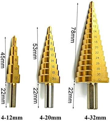 Пробивни ступенчатые бита с метрична Винт канавкой във формата на Пагода Машина за отвори с централно Перфоратором Нож