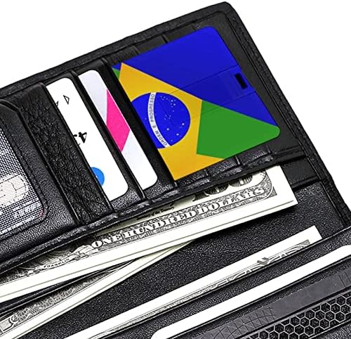 Бразилски Флаг на USB Флаш Устройство Персонални Кредитна Карта Памет Memory Stick USB Key Подаръци
