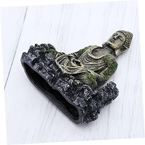 Angoily 2 елемента Древна Статуя на Буда Детски Декор Artificiales para Тенис на Декор Буда Аквариум Украшение Аквариум