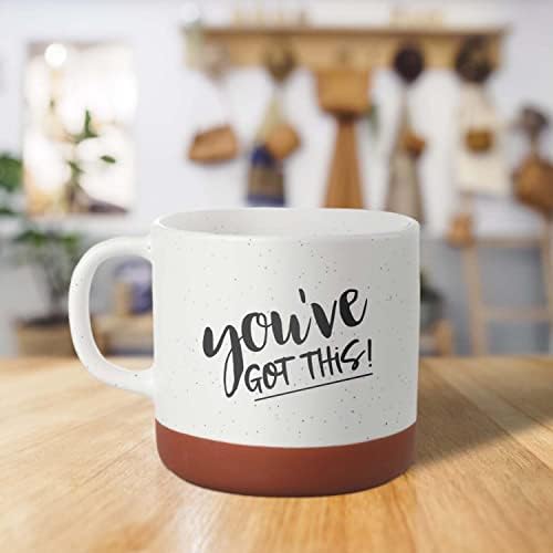 Имате Тази Мотивирующая чаша / Керамична чаша за вдъхновяващо чай с тегло 13 грама на изпъстрени / Кафеена Чаша В стил фермерска къща / Подарък за насърчаване на коле?
