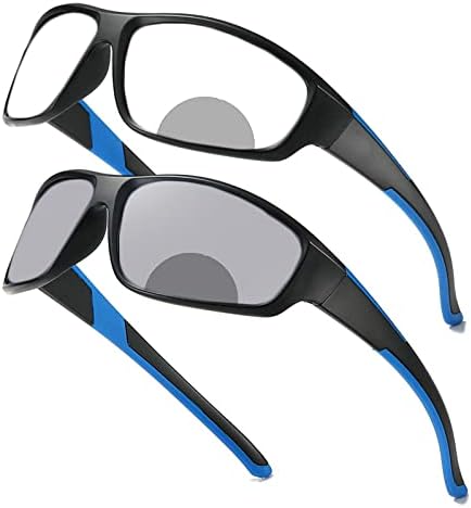 Преходни фотохромичните бифокални очила за четене за мъже и за жени, за спорт на открито, слънчеви очила за старческо, четец за