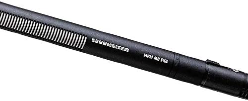 Микрофон-пушка Sennheiser MKH 416-P48 за видео, филм и радио В комплект с бумполом LyxPro, амортизатором, комплект предното