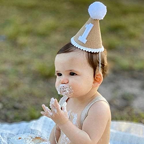 6 бр. шапки-шишарки за парти в чест на рождения ден на материал от зебло, аксесоари за партита и украса