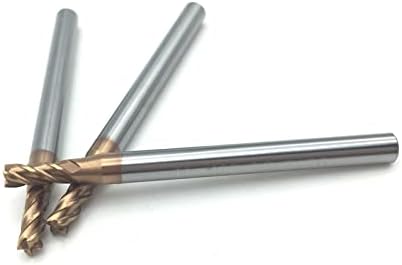 Твердосплавная перките с 4 остриета HRC55, видий края мелници от вольфрамовой стомана с покритие от сплав, обработващи