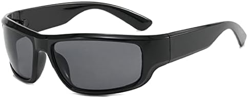 mincl Полнообъективные Поляризирани Слънчеви Очила Y2K за Четене за Жени и Мъже, Модерен Щит, Мода 2000-те години, обвивка