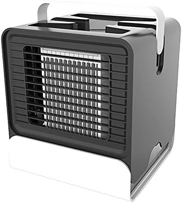 LILIANG - Преносим Настолен 3 в 1 Малък Персонален Климатик-хладен Въздух, Мини-Изпаряване Охлаждащ USB Вентилатор, хладилник,