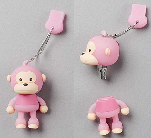 USB флаш устройство (стик / дръжка / палец) 32 GB Pink Monkey (Розов)