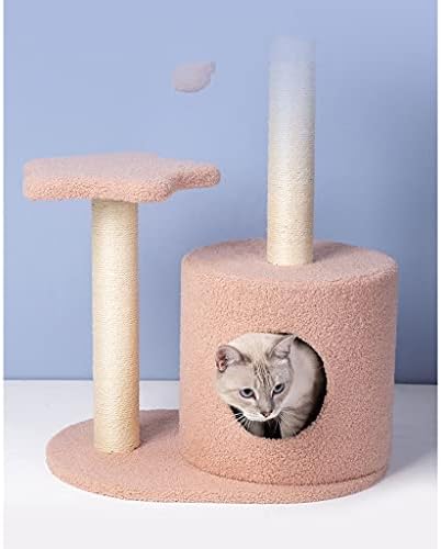 FEGOCLT Cats House Пет Защита от Надраскване Дъска Стълбище Рамка За Катерене по Котки от Дърво Новия Коте на Дърво Четири сезона Универсален (Цвят: A)