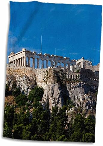 3dRose Централна Гърция, Атина, Акропола, гледка от хълма, сутрешните Кърпи (twl-209304-3)