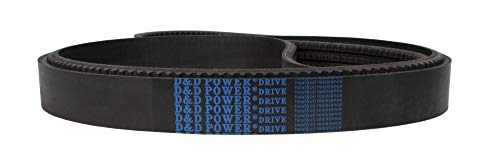 Преносимото колан D&D PowerDrive BX90/03 Метрического стандарт, BX, 3-Лентов, Дължина 93 инча, Гума