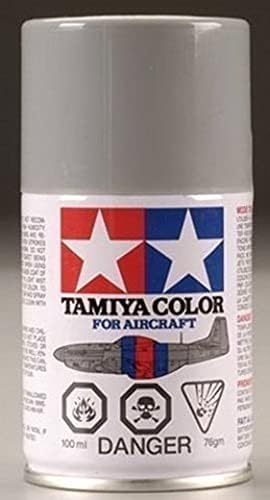 Tamiya America, Inc Авиационна Пръски боя AS-7 Неутрално-Сива (ВВС на САЩ) 100 мл, TAM86507