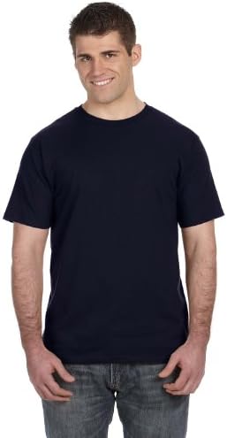 Мъжка тениска от памук с Кольцевым Переплетением Anvil