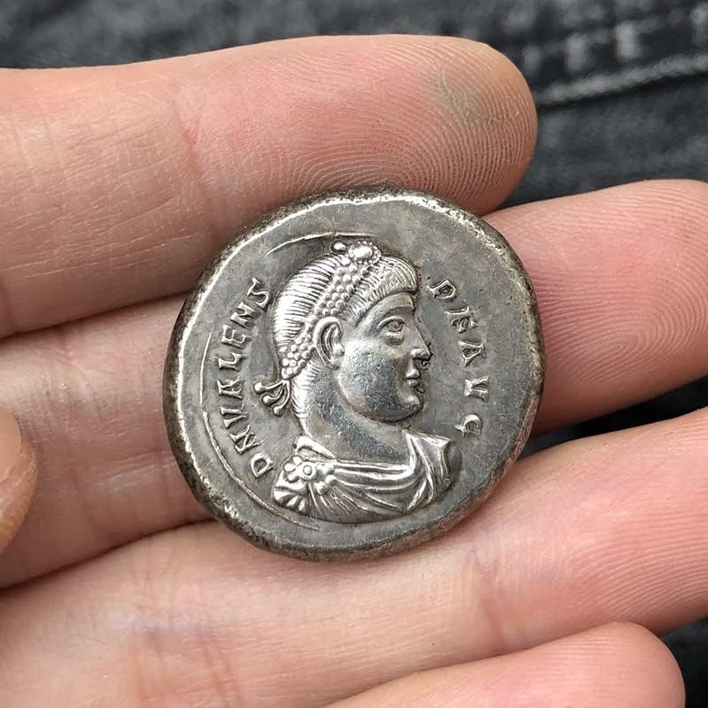 Римски Монети Месинг със сребърно покритие Старинни Занаяти Чуждестранни Възпоменателни Монети Неправилен размер Тип