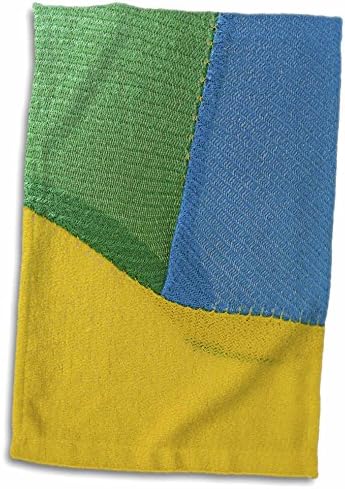 3. Вижте отблизо сшитую плат на синьо, зелено и жълто - Кърпи (twl-276060-3)