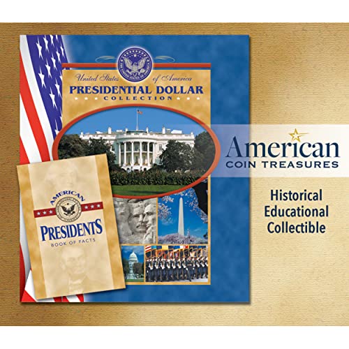 2007 Притежателя на монетите Президентски долар $1 Албум Книга на фактите на американските президенти