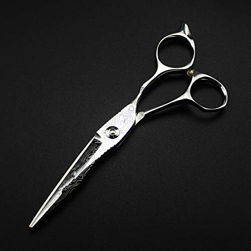 Ножица за подстригване на коса, 6-инчов ножици от дамасской стомана за подстригване, ножици за фризьорски прически, филировочные