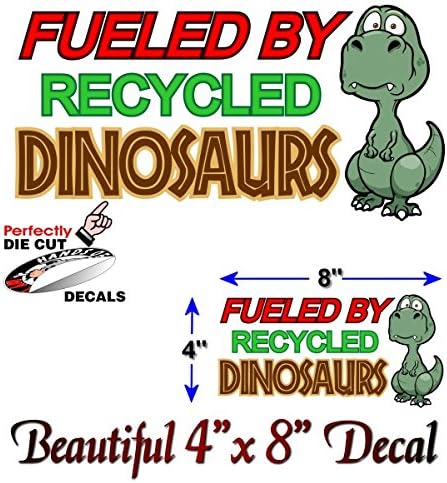 Пълнени Рециклирани Динозаврите Забавен Стикер върху Бронята на Газ JDM Suv Автомобил 4X4 Камион Vinyl Стикер