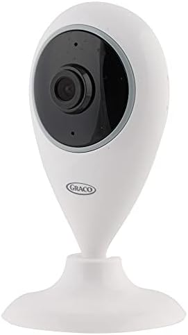 Graco Детска Умна Домашна камера за сигурност, Вътрешна Широка WiFi Камера за домашна сигурност с Нощно виждане, сигнали