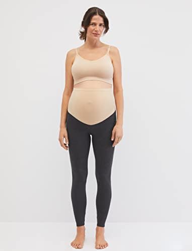 Майчинството Женски гамаши за бременни Essential Stretch Secret Fit Belly Leggings XS-3X са на Разположение в 1 опаковка