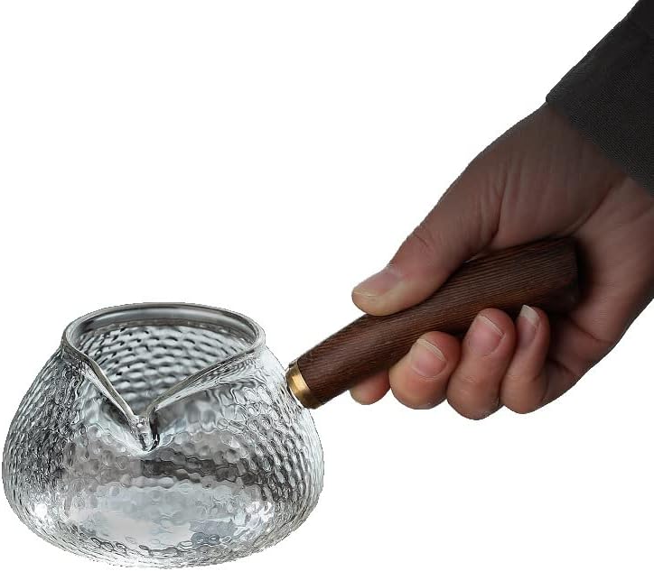 Lemail перука Странична дръжка справедливата чаша стъклена термостойкая чай кунг-фу с молотковым модел мъжки чаша за