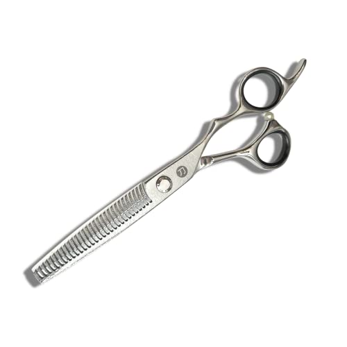 Комплект ножици за коса Saki Shears Dotanuki От японската Дамасской стомана - Професионален Комплект Ножици за коса Включва Ножици за подстригване и ножици Филировочные