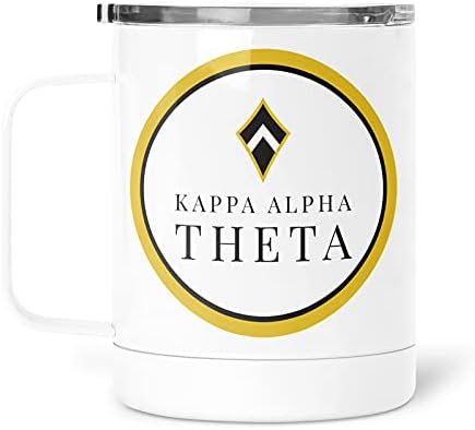 Пътна чаша Kappa Alpha Theta от неръждаема стомана 13 грама (Капа Алфа Theta 5)