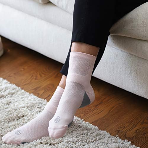 Компресия чорапи Doctor's Choice с ниска засаждане на долната част на краката, за подкрепа подошвенного фасциита, Ахиллова сухожилията и свода на крака за мъже и жени, 1 чи?