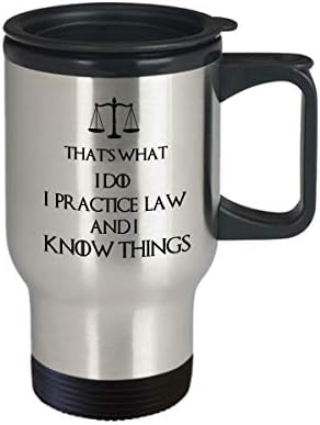 Чаша за пътуване с адвокат - Това е нещо, с което аз се занимавам, занимавам се с правна практика и знам нещо - Забавен