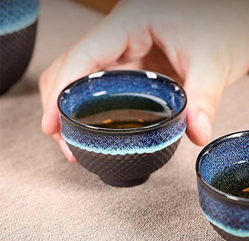 Китайски Керамични Чай Набор от Puoyikt кунг-фу от 6 теми, Японската Чаена Чаша, Чаша за саке, Керамични Чаена Чаша,