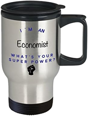 Чаша Икономист-Пътник, аз съм Икономист, Какво е Суперсила? Забавни Чаши За Кафе За Кариера, Идея За Подарък За Мъже