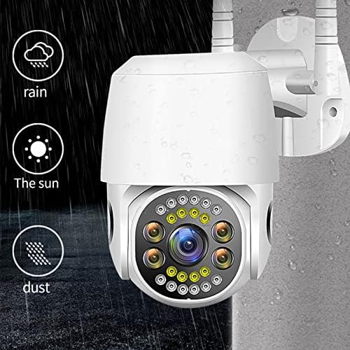 Amketima Охранителни Камери Безжични Външни, Смарт Камера Монитор Дистанционно Безжична Мрежа Интелигентна Инфрачервена