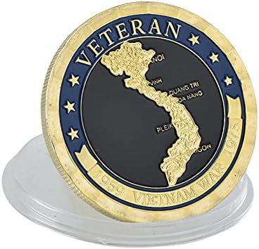 Кричащая Америка Позлатена Монета за Повикване Ветеран от Виетнамската война на САЩ са подбрани Подарък Възпоменателна