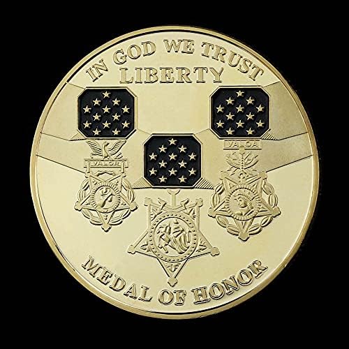 Медал на Честта Challenge Coin in God We Trust САЩ Избор на Свобода Sourvenir Статуята на Свободата Златна Възпоменателна монета