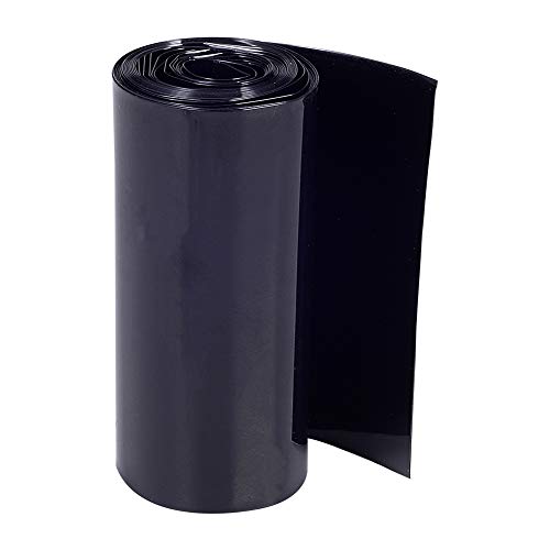 Aicosineg Батерия Свиване Филм PVC 70 мм Диаметър от 2,5 m/8,2 Фута Дължина на Тръбата Жично Ръкав Амбалажна Хартия Протектор Съотношение 2: 1 за Дълготрайна защита на изолация