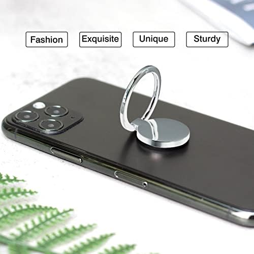 [2] Кръгла Ультратонкая поставка за пръстени за мобилни телефони със завъртане на 360 градуса и регулируема на 180 градуса