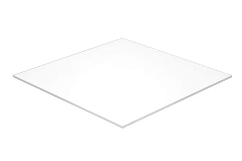 Акрилен лист от плексиглас Falken Design, бял, Прозрачен 32% (7328), 5 x 7 x 1/8