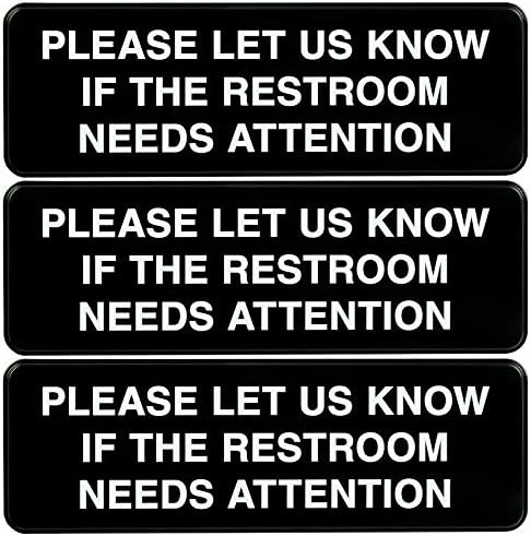 Продукти Excello Global Моля, споделете, ако в този Тоалетната нужда от Знак за внимание: Лесно монтируемый Информационен