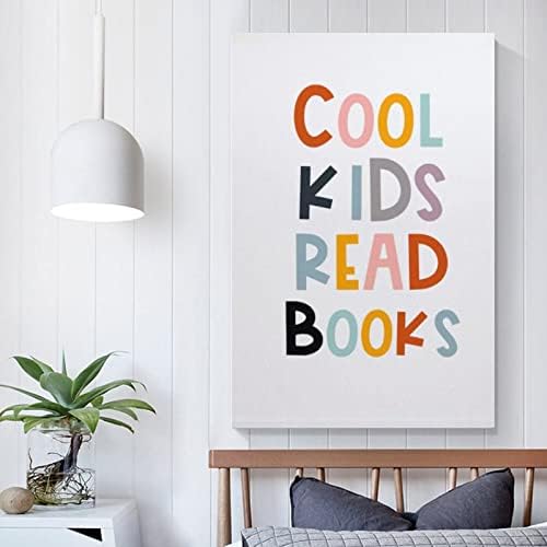 AOMACA Стените на Детската Книга за Изкуството на хладно Децата да Четат Книги за Четене Цитат Знак Децата Стенен Декор