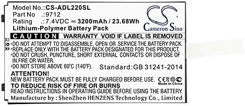 Батерия Cameron Sino с капацитет 3200 mah за многофункционален калибратор Additel 22XA, многофункционален линия ADT 220 Кал, многофункционален темперы ADT 221A, мултифункционален проц?