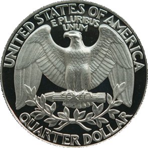 Монета на САЩ в четвърт на Вашингтон с Скъпоценния камък 1994 година на издаване